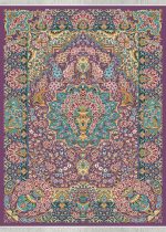 Mozhdeh Silk Persian Design Carpet